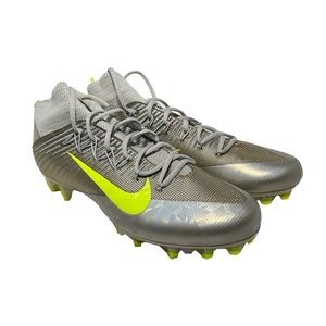 Nike Vapor Untouchable 2 Cleats Football Grey/Volt 824470-010 Sz 12.5 US